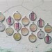 Atlas Initial Charms with Vintage Maps
