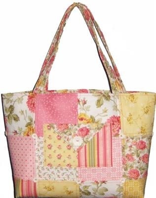 Charm Party Tote Bag Pattern by Penny Sturges by infinityranch