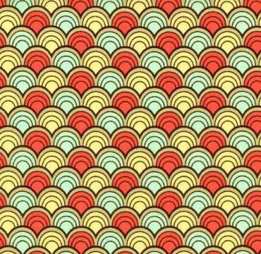 Joel Dewberry, Basket Pattern in Salmon Mix, 1 yard