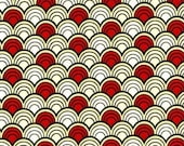 Joel Dewberry, Basket Pattern in Red Mix, 1 yard