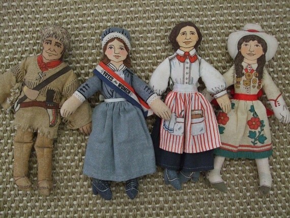 vintage annie oakley doll