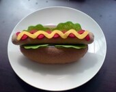 Felt Hot Dog Bun - Patterns and Instructions via Email