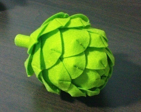 Felt Vegetables IV - Lettuce Cabbage Artichoke Yellow Squash Cauliflower (Patterns and Instructions via Email)