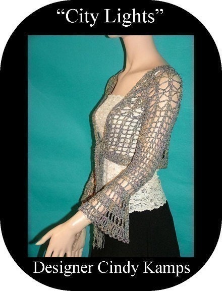 City Lights SHRUG Pattern by Cindy Kamps