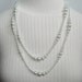 Long Graduated Pearl Necklace Downton Abbey Inspired 72 inches Wrap Around