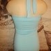 Blue with Pink bows Retro Maillot swimsuit Made to order