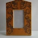 Gold Swirl Painted Canvas Picture Frame