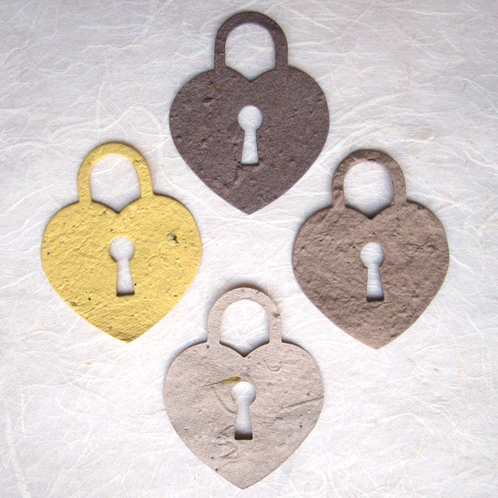 100 Save the Date Lock and Key Announcement Wedding Favor - Flower Seed - DIY Supplies