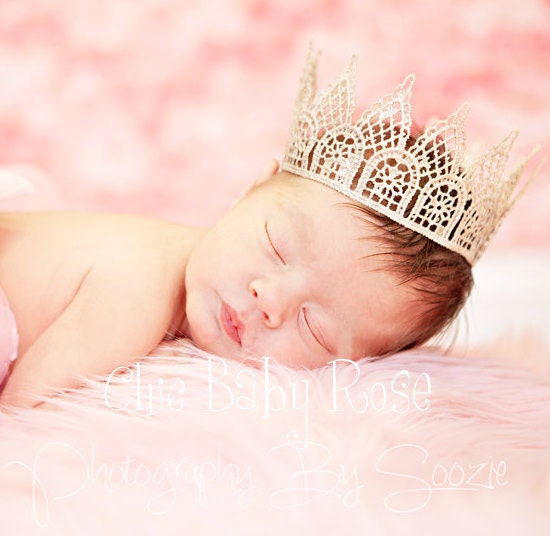 Princess Crown for Birthdays and Photo Props by Chic Baby Rose