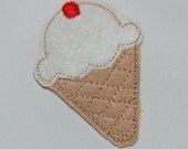 Ice Cream Wool Felt Hair Clip by Chic Baby Rose