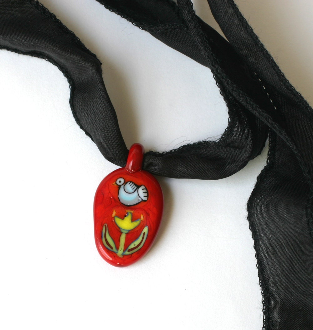 Little Blue Bird Pendant