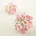Sterling Silver Eternity Breast Cancer Awareness Earrings - A Medley of Pink Swarovski Crystals