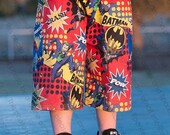 Little Boys, Bermuda Length Batman Shorts Super Hero Red , Yellow, Green The Joker