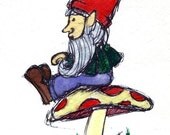 Sitting Gnome