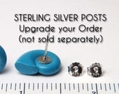 Sterling Silver Posts Upgrade.