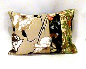 Birdie Boho Patchwork Pillow