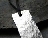 Hand Hammered Aluminum Bookmark