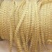 Gold Metallic with tiny Yellow Ribbon - Trim Me Up 5 Yards DESTASH