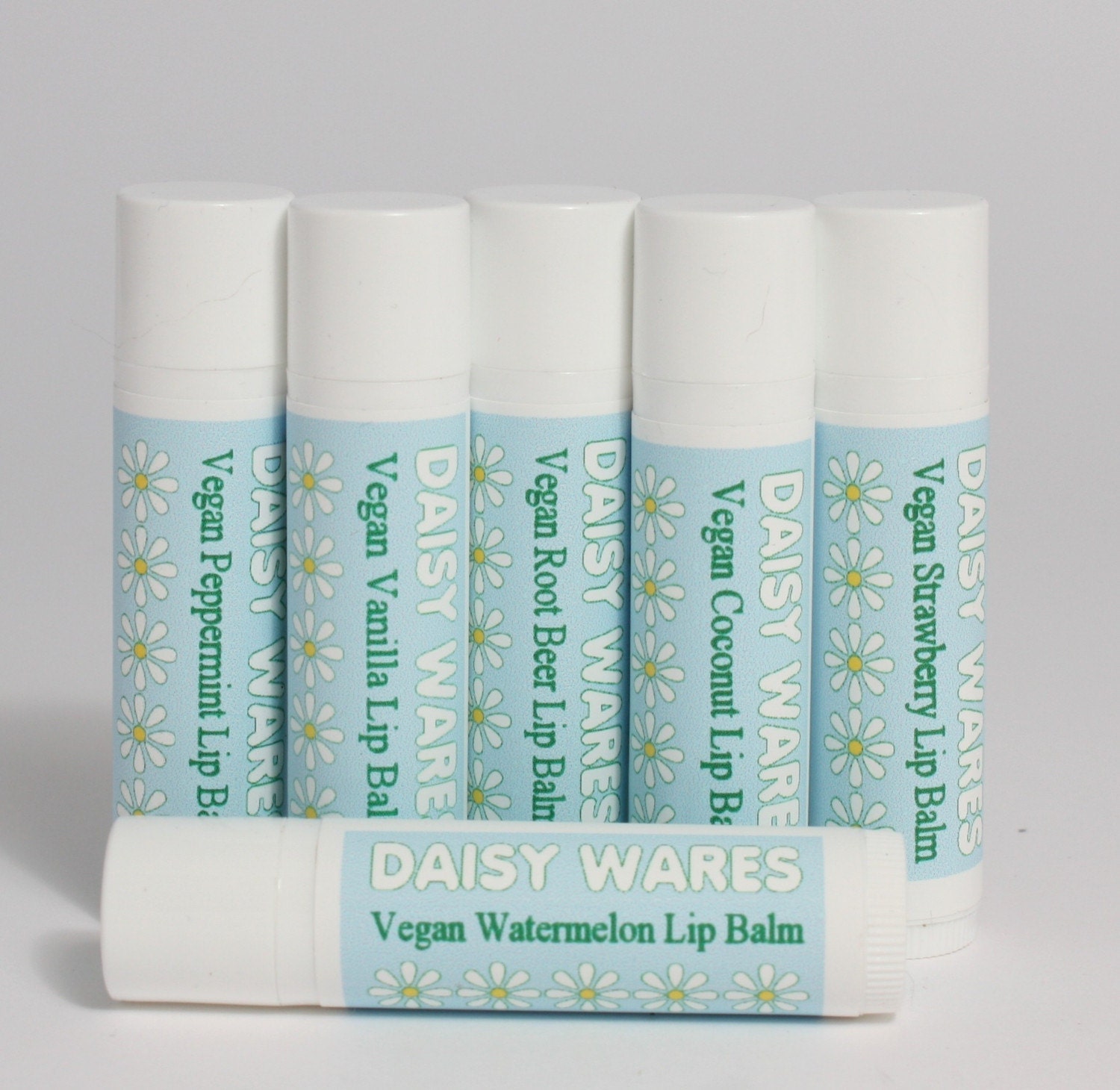 VEGAN LIP BALM, You choose flavor, Root Beer, Watermelon, Coconut, Strawberry, Vanilla