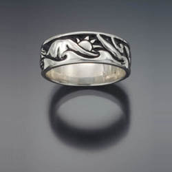 Northwest Scene Ring - Sterling Silver