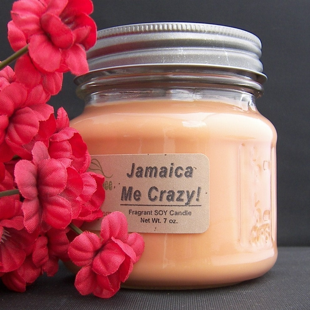 JAMAICA ME CRAZY SoY Candle - Highly Scented
