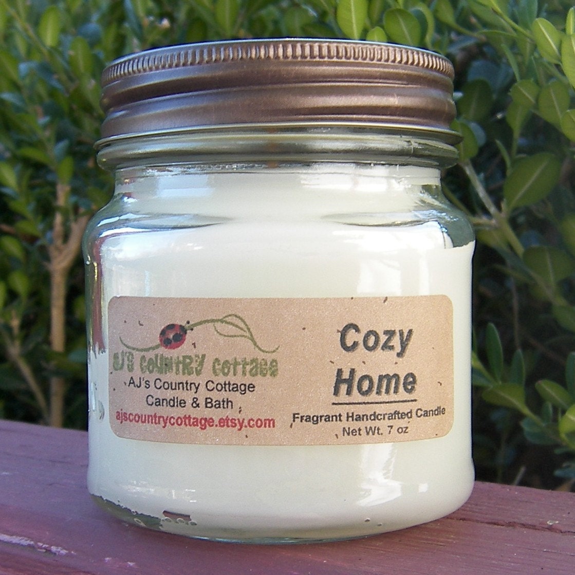 COZY HOME CANDLE - Strong - Vanilla Caramel Raisin