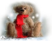 Humphrey OOAK artist bear e-pattern by Jenny Lee of jennylovesbenny bears PDF