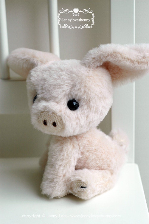 PIGLET e-pattern by Jenny Lee of jennylovesbenny artist bear