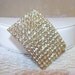 Large Rhinestone Buckle Diamante Wedding Bridal Pageant Ballroom Costume Vintage
