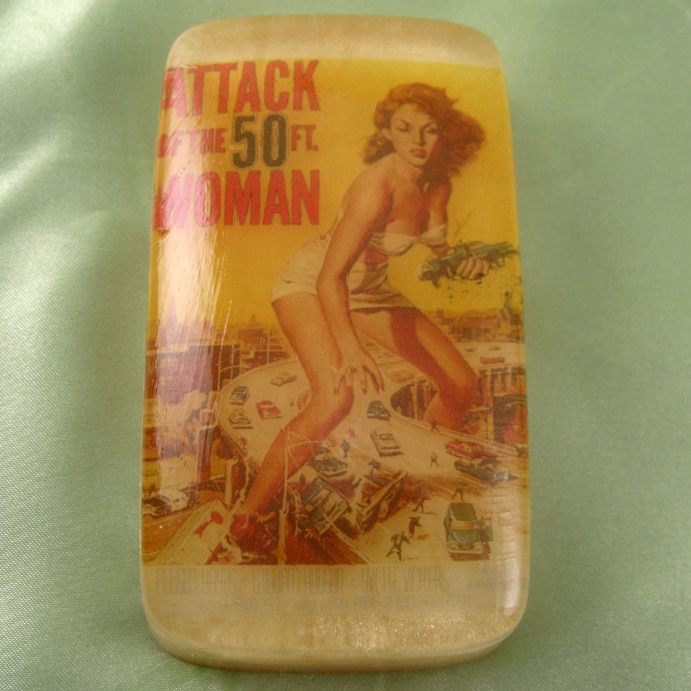 POSTER Soap - ATTACK of the 50 Ft WOMAN - Movie Theater Scent - Vegan