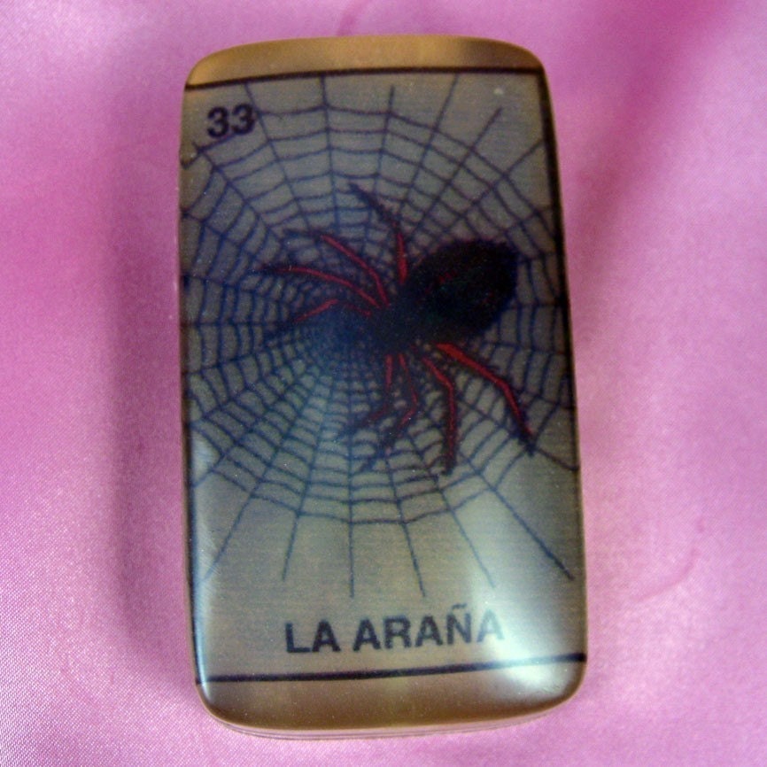 Mexican LOTERIA Soap - La ARANA - SPIDER - Island Hideaway Scent - Vegan