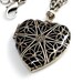 Black Heart Locket, Silver Heart, Wedding Necklace, Bridesmaid Necklace, Best Lockets on Etsy