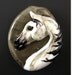 Kerribeads Lampwork Arabian Stallion Horse focal bead