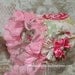 Forget Me Not -  REVERSIBLE BABY BONNET, Handmade Girls Pink Bonnet, Pink Lace, Newborn Bonnet, Pink Lace, Handmade Flower, Photo Prop