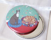 Bella and Pixie - Pocket Mirror