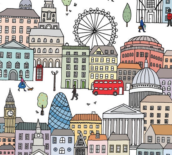 London Town Fine Art Print