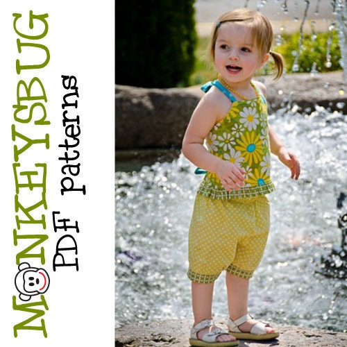 Baby Bubble or Ruffle Shorts and Pants PDF eBook Pattern i