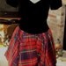 1980s Designer Arnold Scaasi Women's Vintage Couture Velvet off Shoulder Evening Dress Size 4