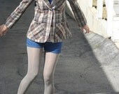 The Decadent vintage 70s plaid jacket SMALL