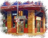 Pittsburgh urban street scene art print, Office Wall Art, Digital Photography, Giclee PRINT, Ebsq