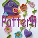 Crochet Pattern for Birdhouse US Terminology
