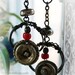 ON SALE -Dark Angel dangle Earrings - Urban Gypsy Jewelry