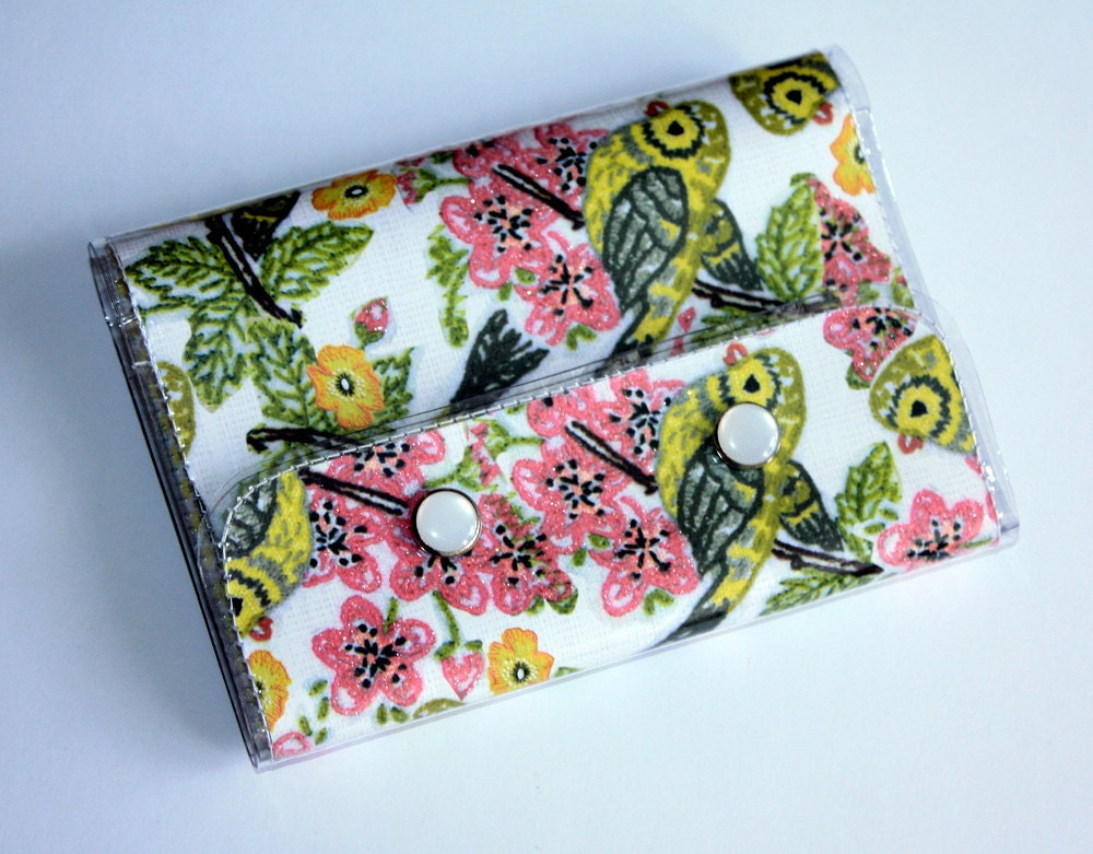 Passport Case - Vintage Birds