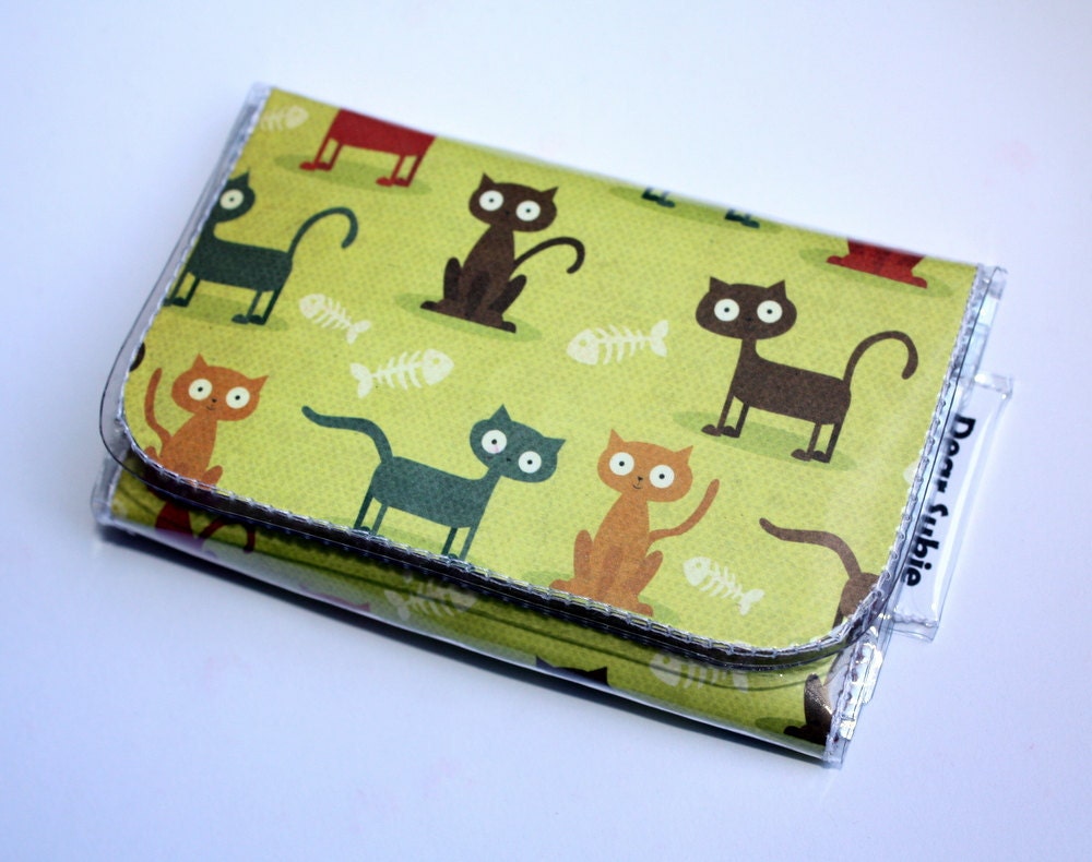 Trifold Wallet - Kitty Cat
