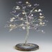 CUSTOM - Tree Cake Topper 6" x 6" in Swarovski Crystal Elements or Genuine Gemstone