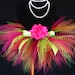 Girls Tutu - Summer Fruit Mix Tutu - Custom Sewn 8" Infant Pixie Tutu - up to 12 months - Photo Props, 1st Birthdays and Baby Shower Gifts