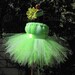 Custom Sewn Tutu Tinker Fairy Dress - Inspired by Tinkerbell - up to 24 months & 20" long - Dress Only - Girls Birthday Tutu, Halloween Tutu
