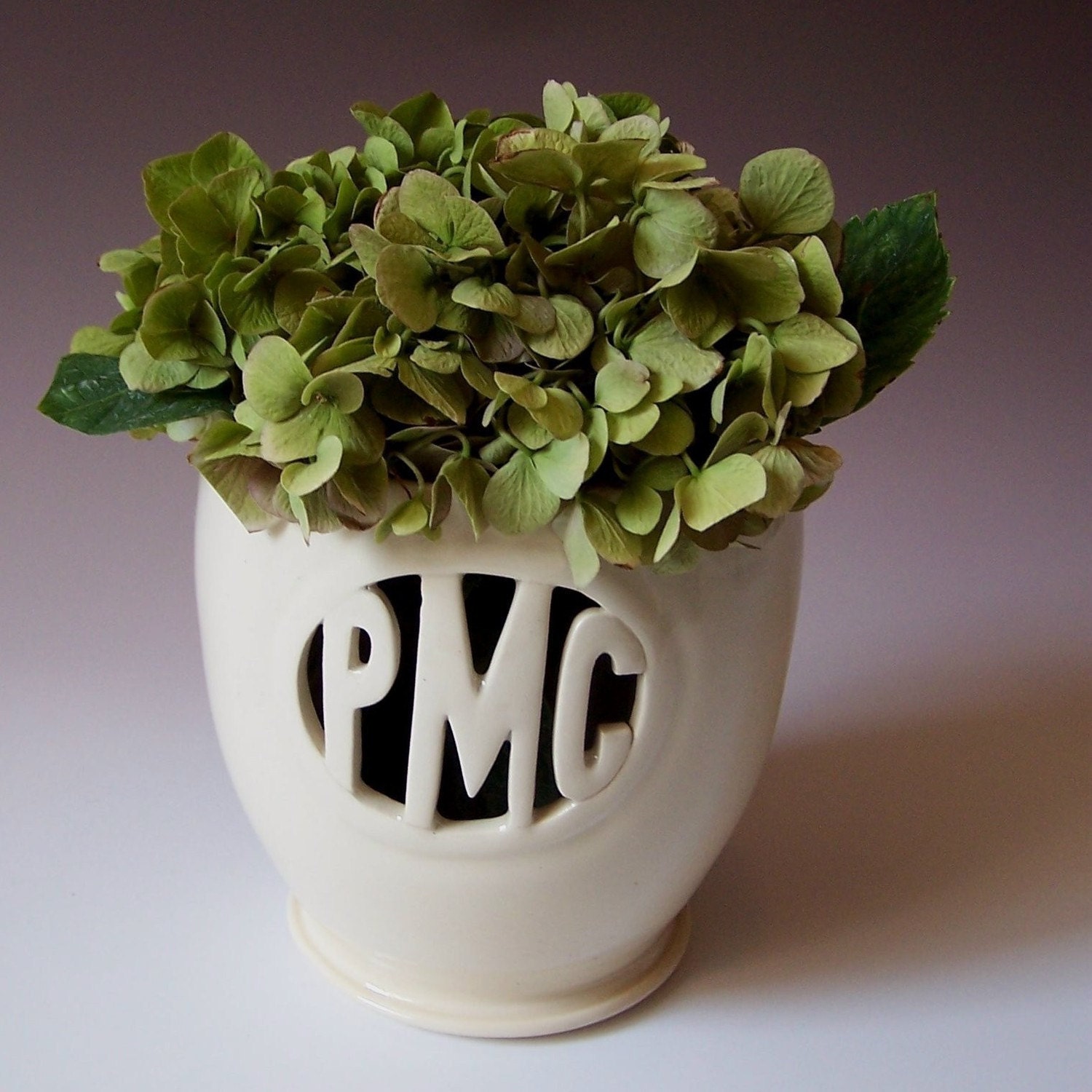 INFO ON ..... Personalized Monogram Gift - Vase for Individuals or Couples
