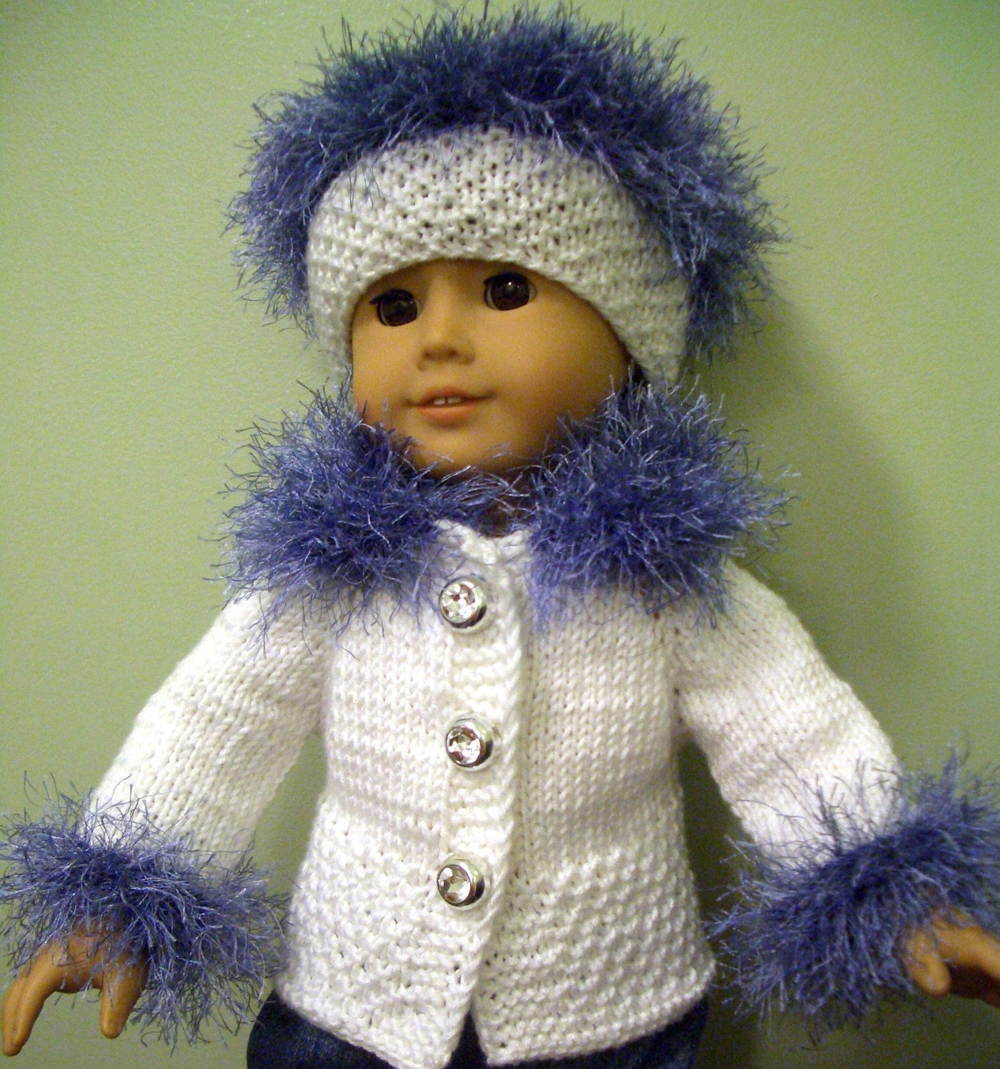 FREE American Girl Knit Sandals pattern - Making Doll Clothes