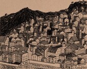 Beirut screen printed concert poster